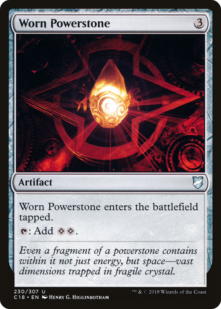 Worn Powerstone [Commander 2018] | Silver Goblin