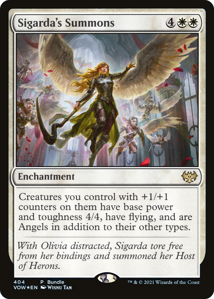Sigarda's Summons (Bundle) [Innistrad: Crimson Vow]