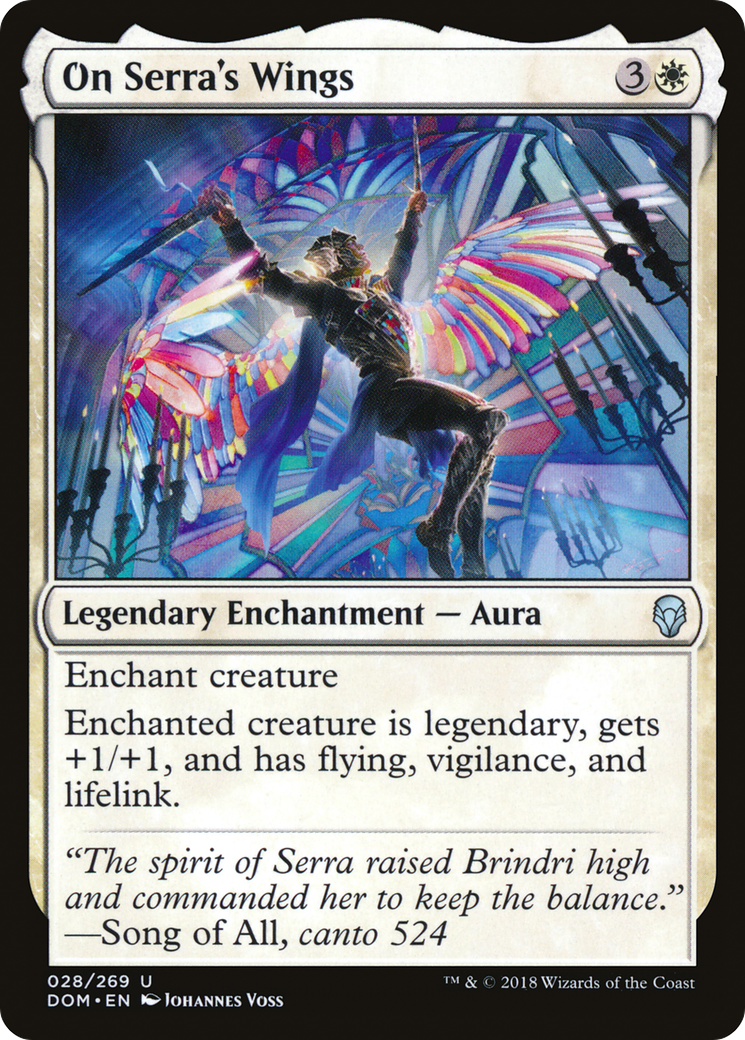 On Serra's Wings [Dominaria] | Silver Goblin