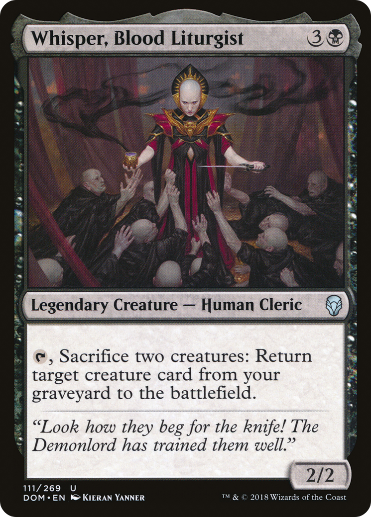 Whisper, Blood Liturgist [Dominaria] | Silver Goblin