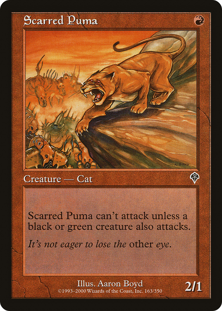 Scarred Puma [Invasion] | Silver Goblin