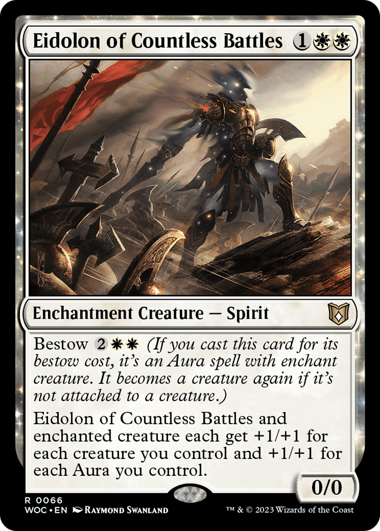 Eidolon of Countless Battles [Wilds of Eldraine Commander] | Silver Goblin