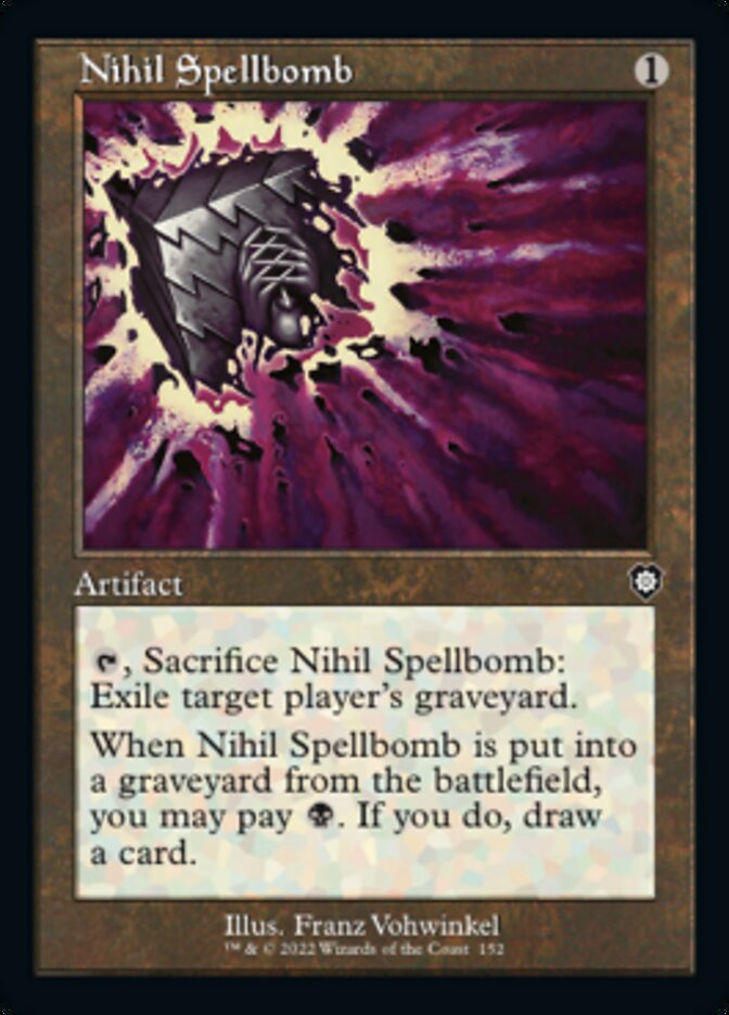 Nihil Spellbomb (Retro) [The Brothers' War Commander] | Silver Goblin