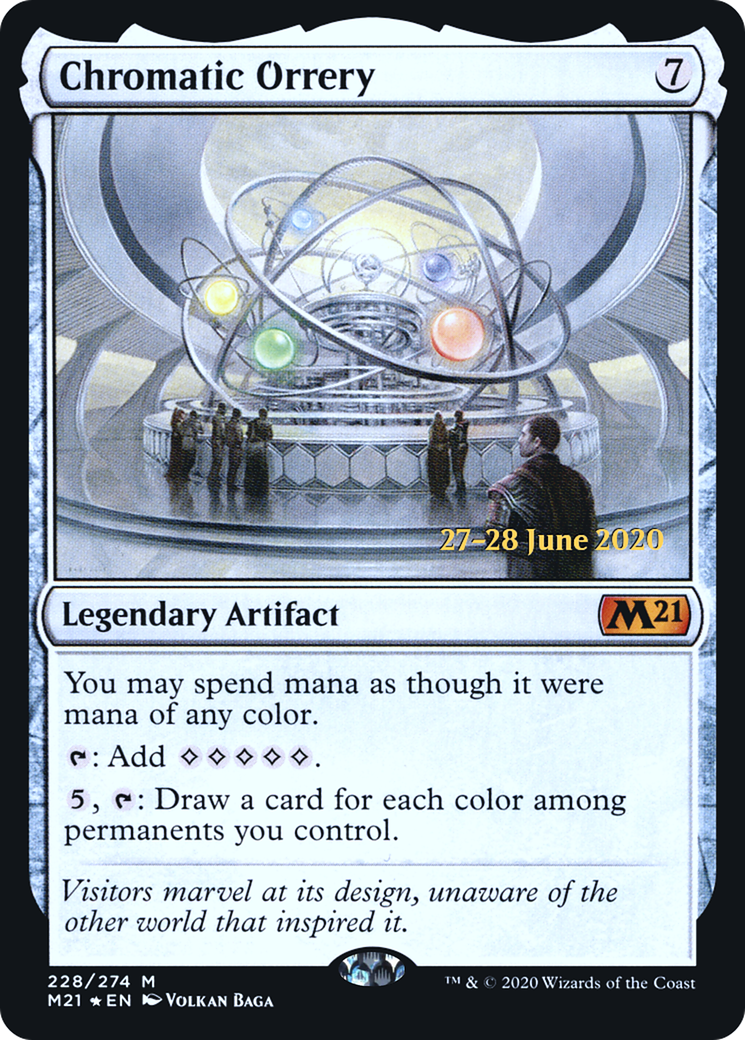 Chromatic Orrery [Core Set 2021 Prerelease Promos] | Silver Goblin