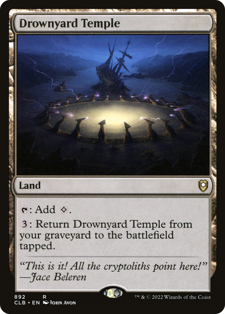 Drownyard Temple [Commander Legends: Battle for Baldur's Gate] | Silver Goblin