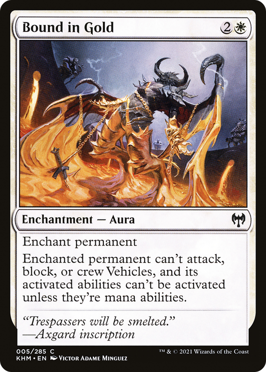 Bound in Gold [Kaldheim] Foil