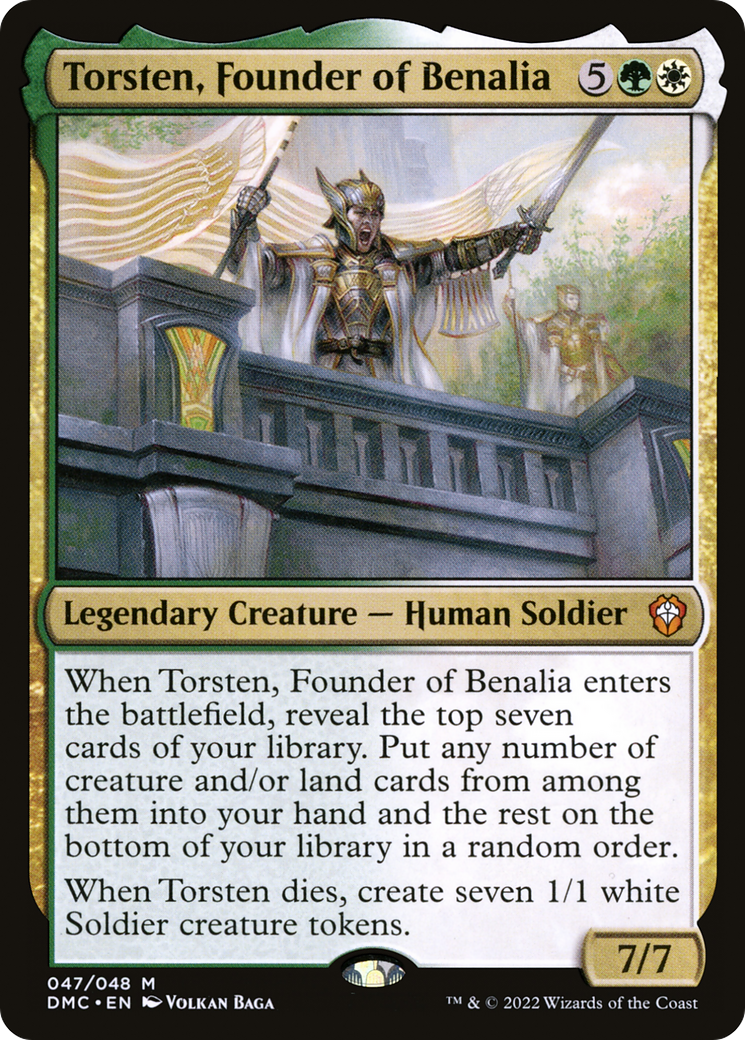 Torsten, Founder of Benalia [Dominaria United Commander] | Silver Goblin