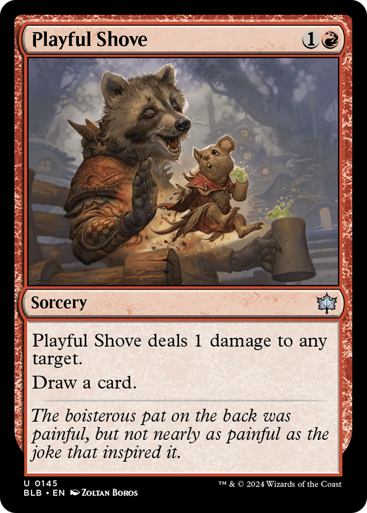 Playful Shove [Bloomburrow] | Silver Goblin