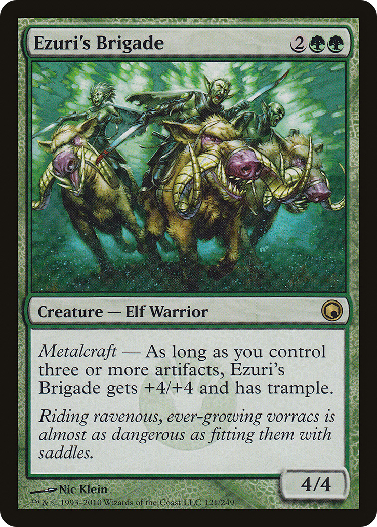 Ezuri's Brigade [Scars of Mirrodin] | Silver Goblin