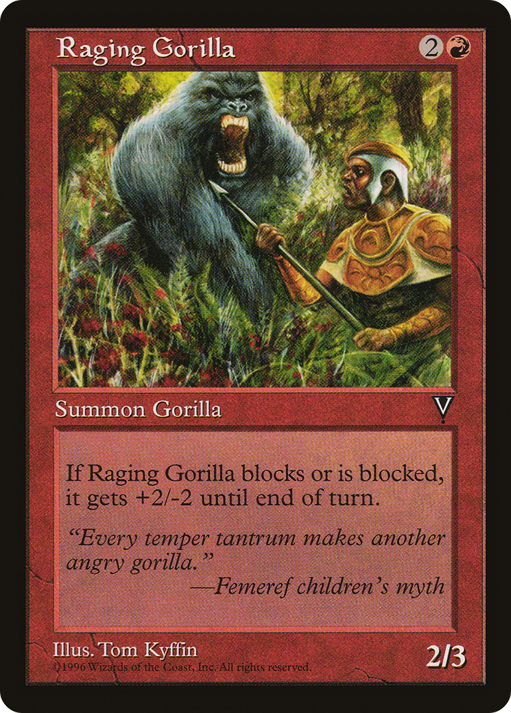 Raging Gorilla [Visions] | Silver Goblin