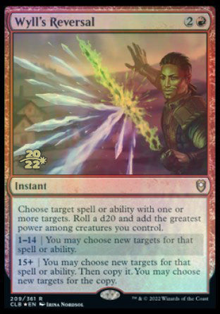 Wyll's Reversal [Commander Legends: Battle for Baldur's Gate Prerelease Promos] | Silver Goblin