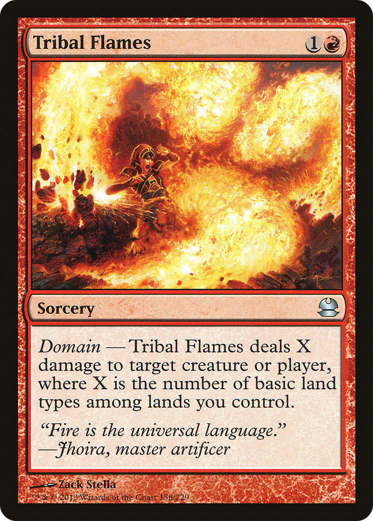 Tribal Flames [Modern Masters] | Silver Goblin