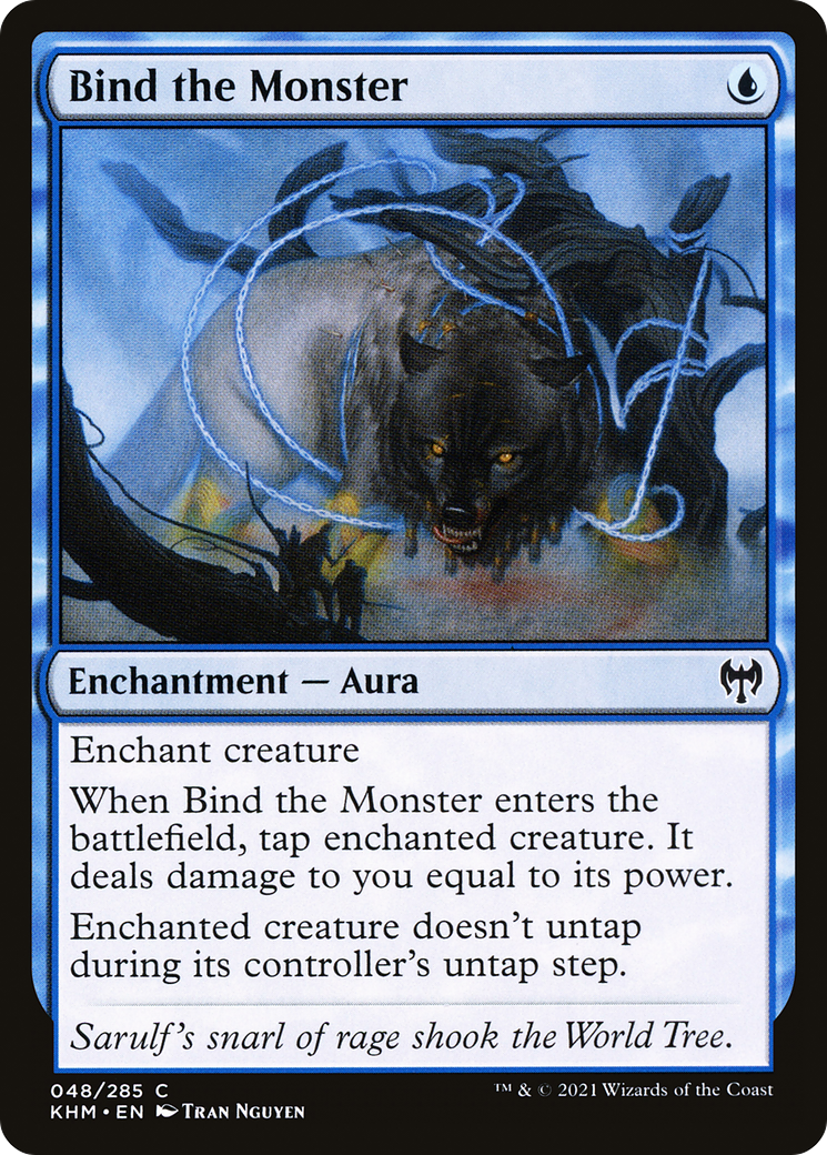 Bind the Monster [Kaldheim] Foil