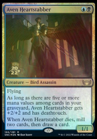 Aven Heartstabber [Streets of New Capenna Prerelease Promos] | Silver Goblin