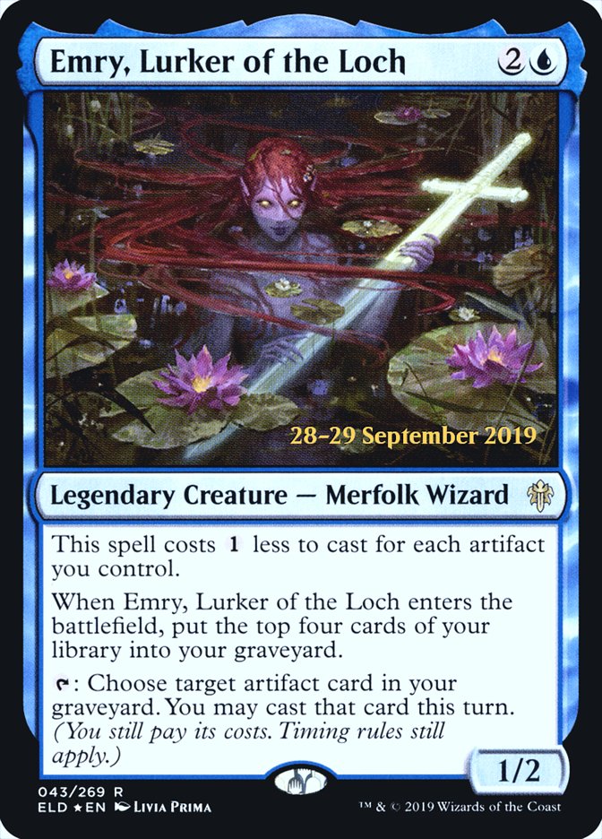 Emry, Lurker of the Loch [Throne of Eldraine Prerelease Promos] | Silver Goblin