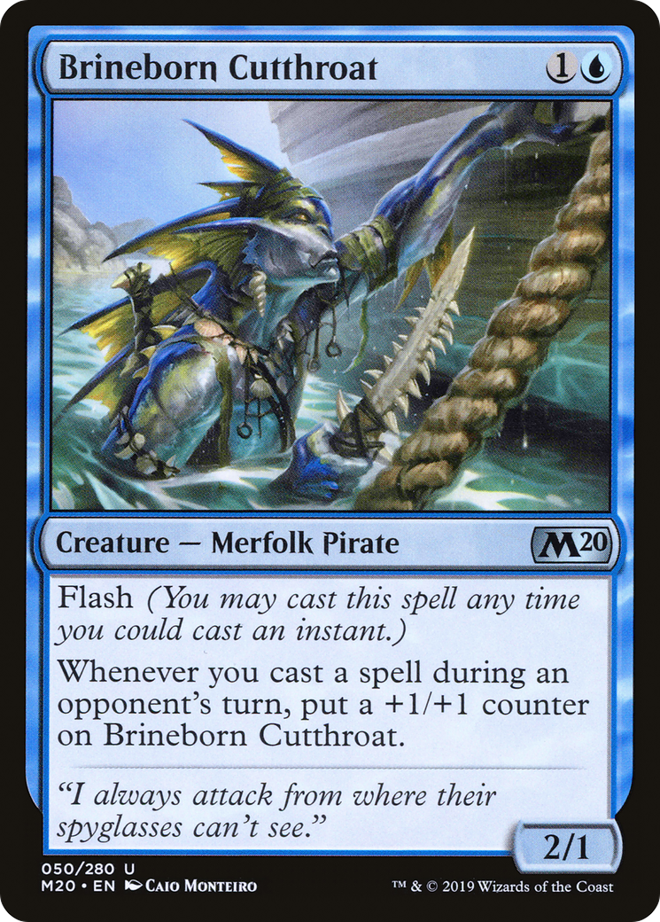 Brineborn Cutthroat [Core Set 2020] | Silver Goblin