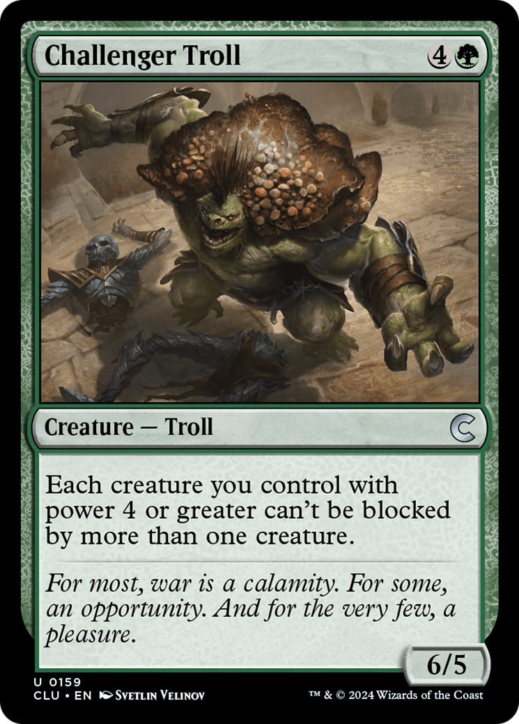 Challenger Troll [Ravnica: Clue Edition] | Silver Goblin