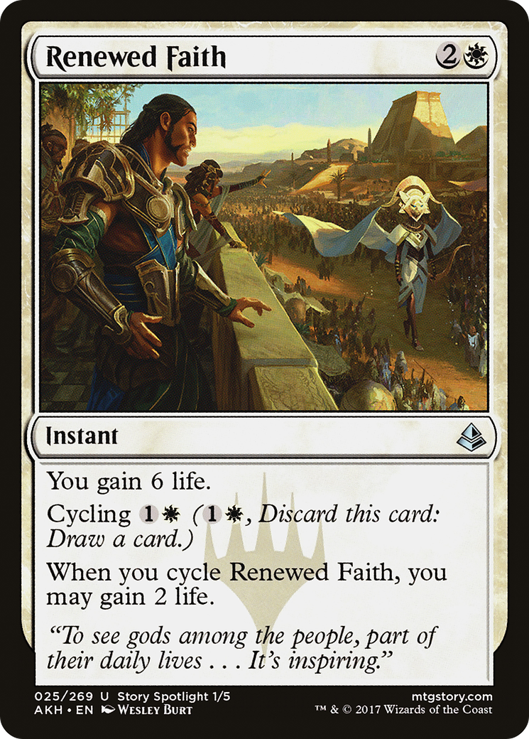 Renewed Faith [Amonkhet] | Silver Goblin