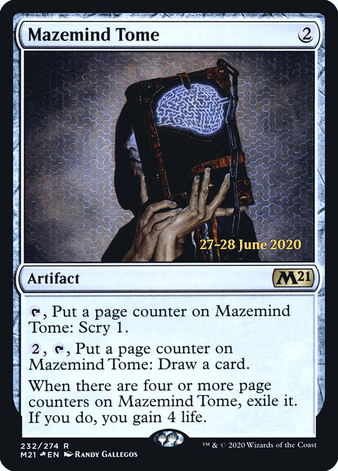 Mazemind Tome [Core Set 2021 Prerelease Promos] | Silver Goblin