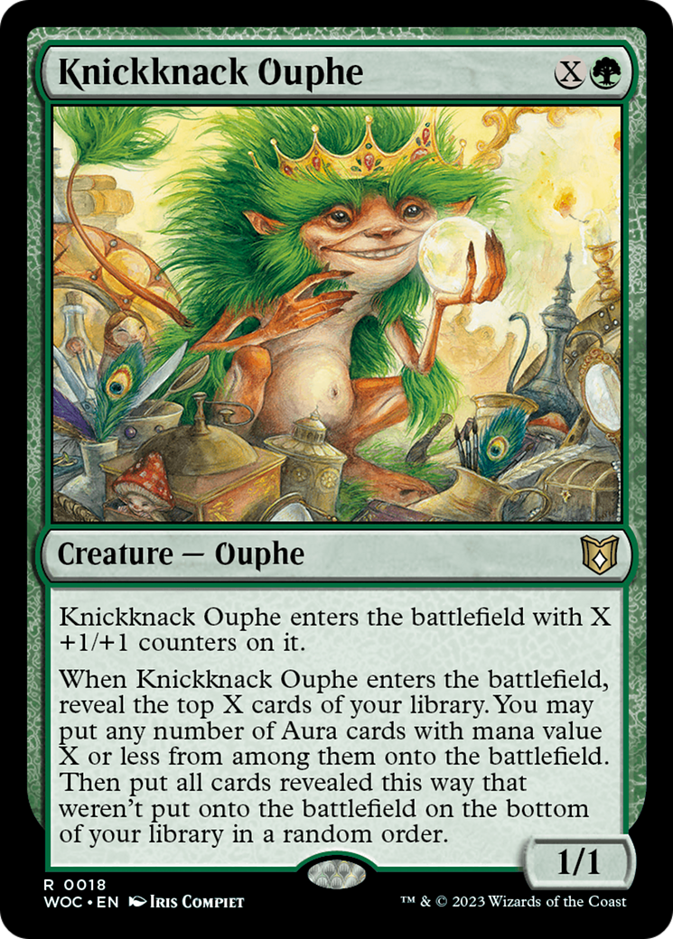 Knickknack Ouphe [Wilds of Eldraine Commander] | Silver Goblin