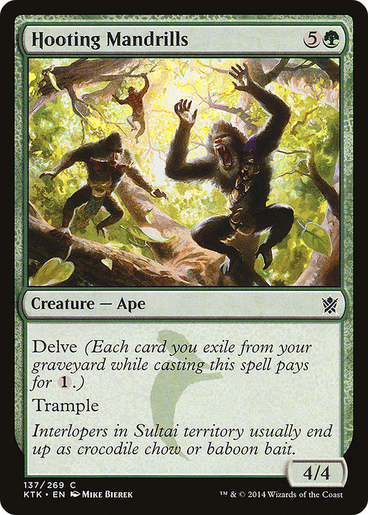 Hooting Mandrills [Khans of Tarkir] Foil