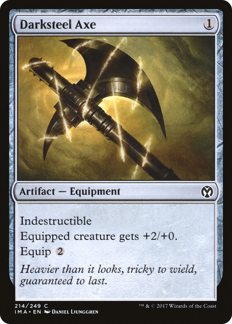 Darksteel Axe [Iconic Masters] | Silver Goblin