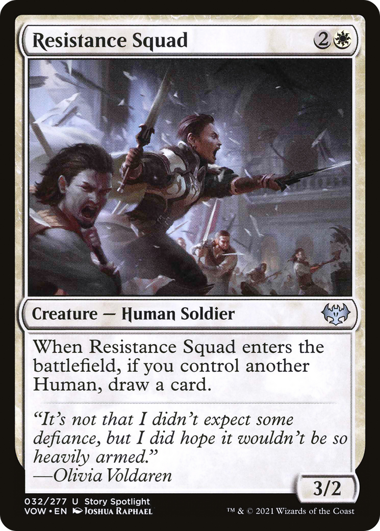 Resistance Squad [Innistrad: Crimson Vow] | Silver Goblin