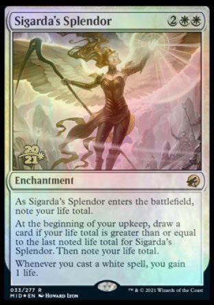 Sigarda's Splendor [Innistrad: Midnight Hunt Prerelease Promos] | Silver Goblin