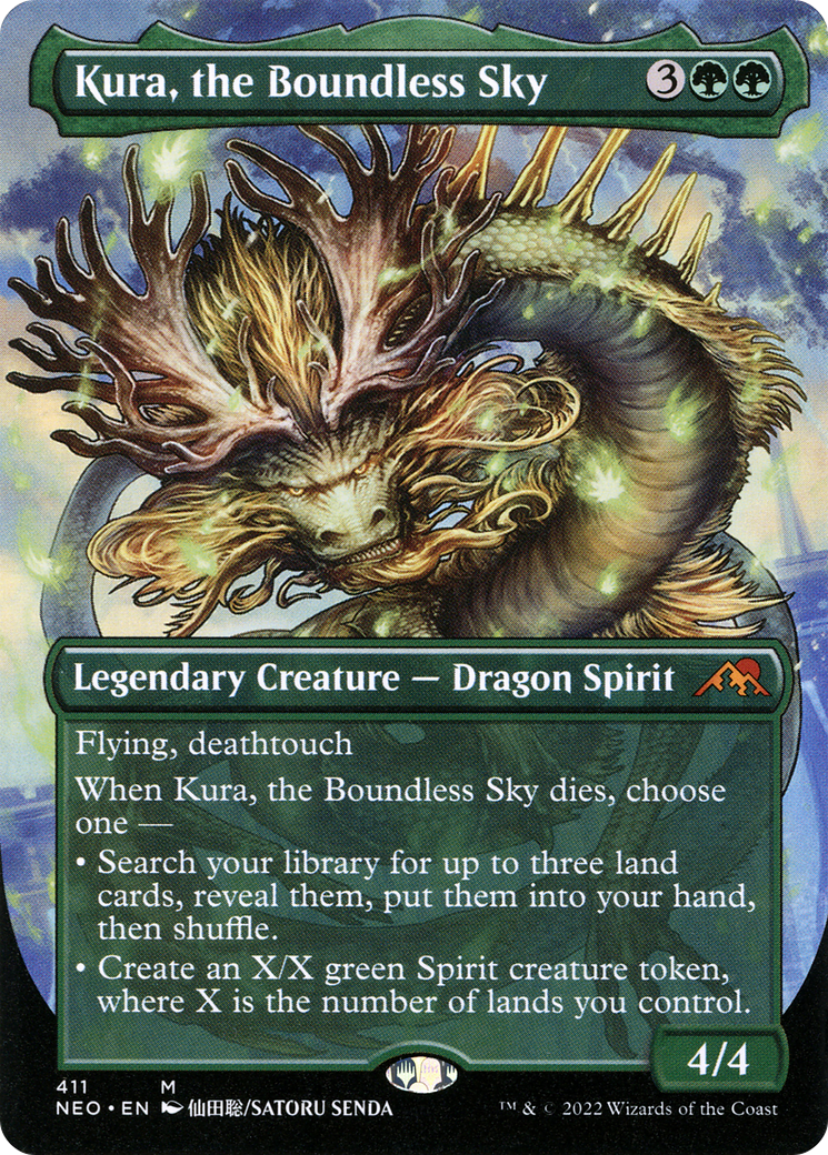 Kura, the Boundless Sky (Borderless Alternate Art) [Kamigawa: Neon Dynasty] | Silver Goblin