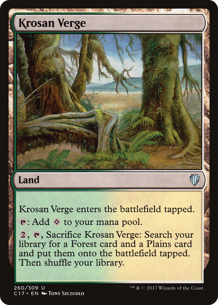 Krosan Verge [Commander 2017] | Silver Goblin