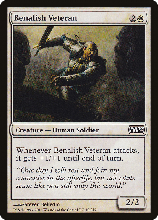 Benalish Veteran [Magic 2012] Foil