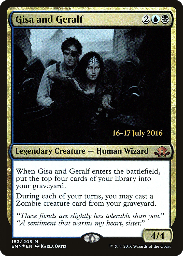 Gisa and Geralf [Eldritch Moon Prerelease Promos] | Silver Goblin