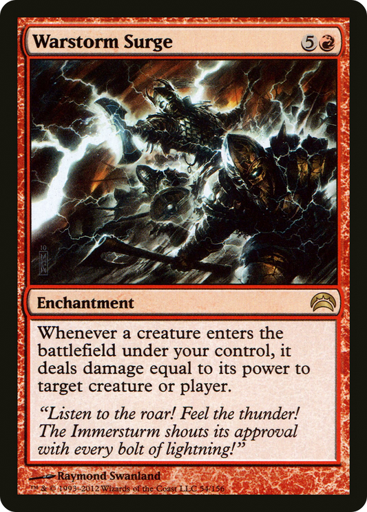 Warstorm Surge [Planechase 2012] Foil
