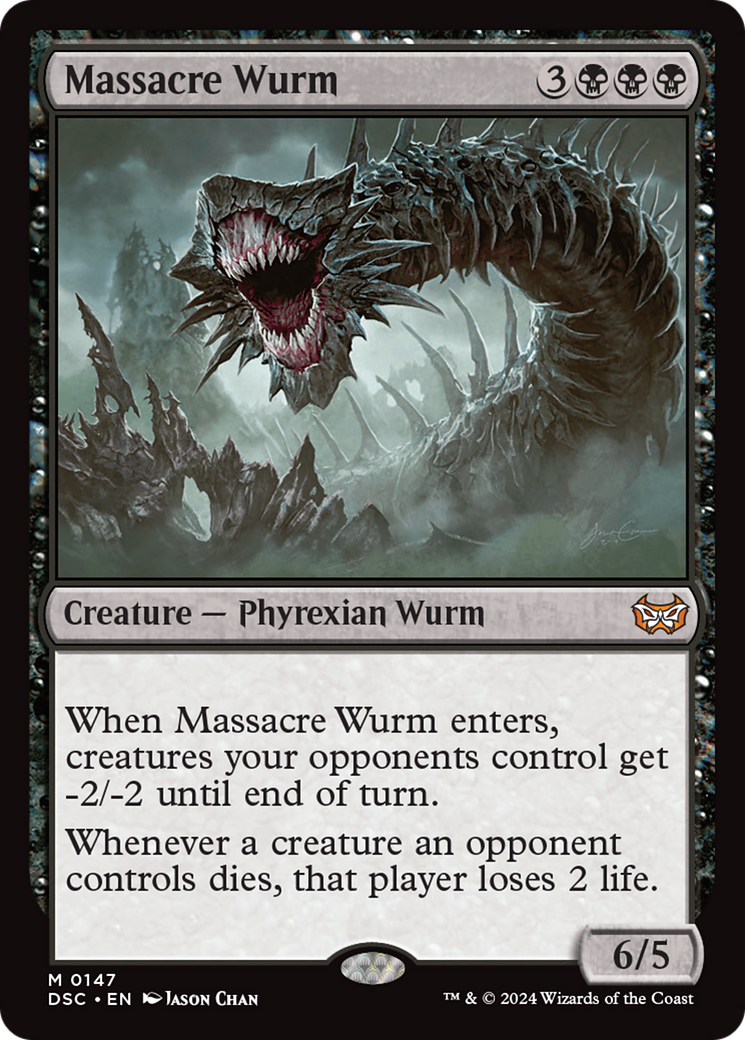 Massacre Wurm [Duskmourn: House of Horror Commander] | Silver Goblin