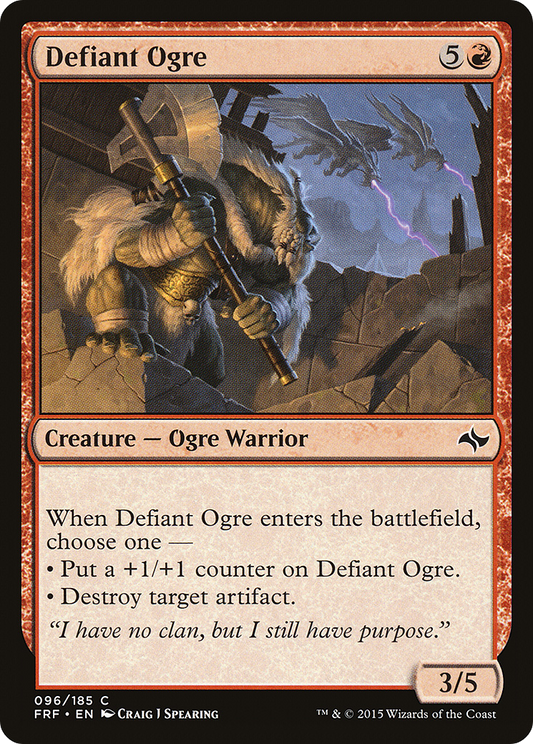 Defiant Ogre [Fate Reforged] Foil