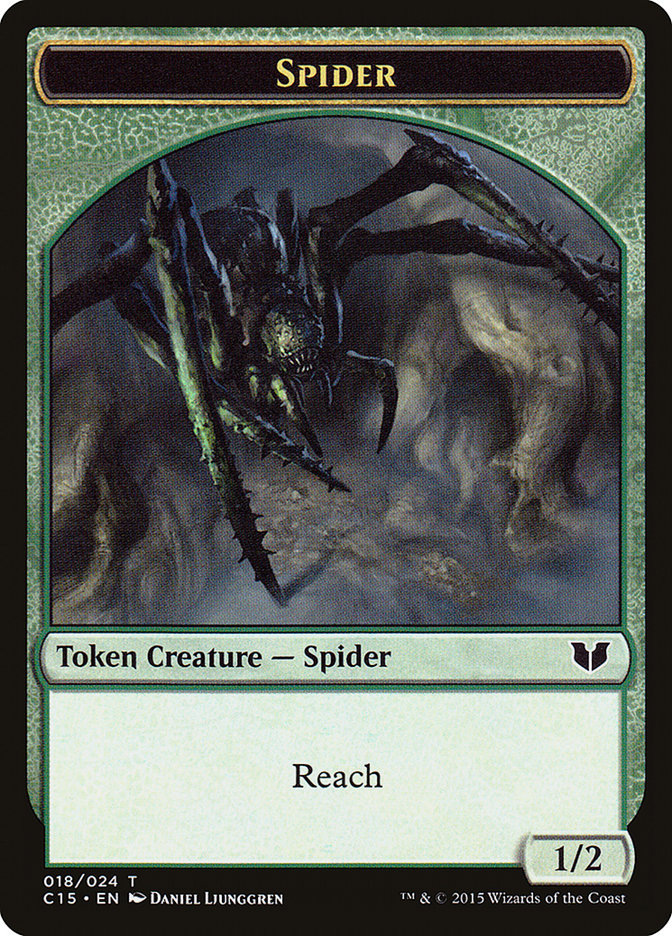 Bear // Spider Double-Sided Token [Commander 2015 Tokens] | Silver Goblin