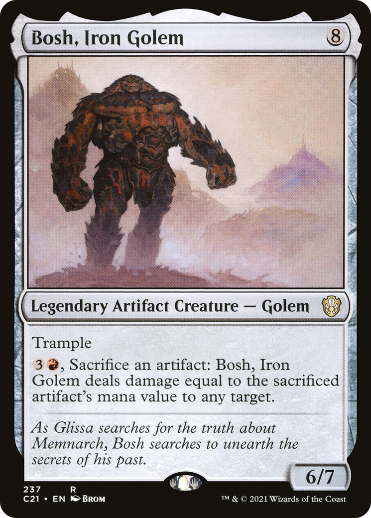 Bosh, Iron Golem [Commander 2021] | Silver Goblin