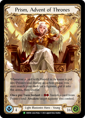 Prism, Advent of Thrones [HER084] (Promo)  Cold Foil | Silver Goblin