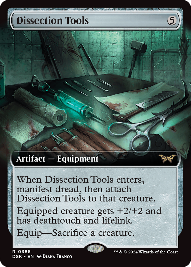 Dissection Tools (Extended Art) [Duskmourn: House of Horror] | Silver Goblin