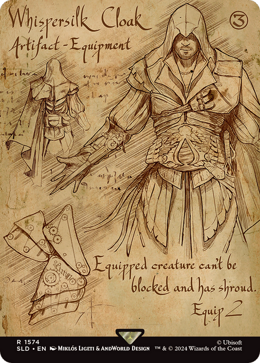 Whispersilk Cloak (1574) - Secret Lair Drop