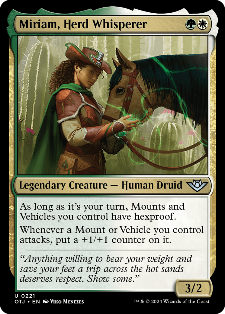 Miriam, Herd Whisperer [Outlaws of Thunder Junction] | Silver Goblin