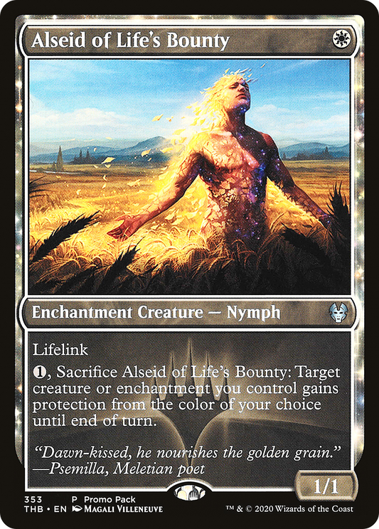Alseid of Life's Bounty (Promo Pack) [Theros Beyond Death Promos] Foil
