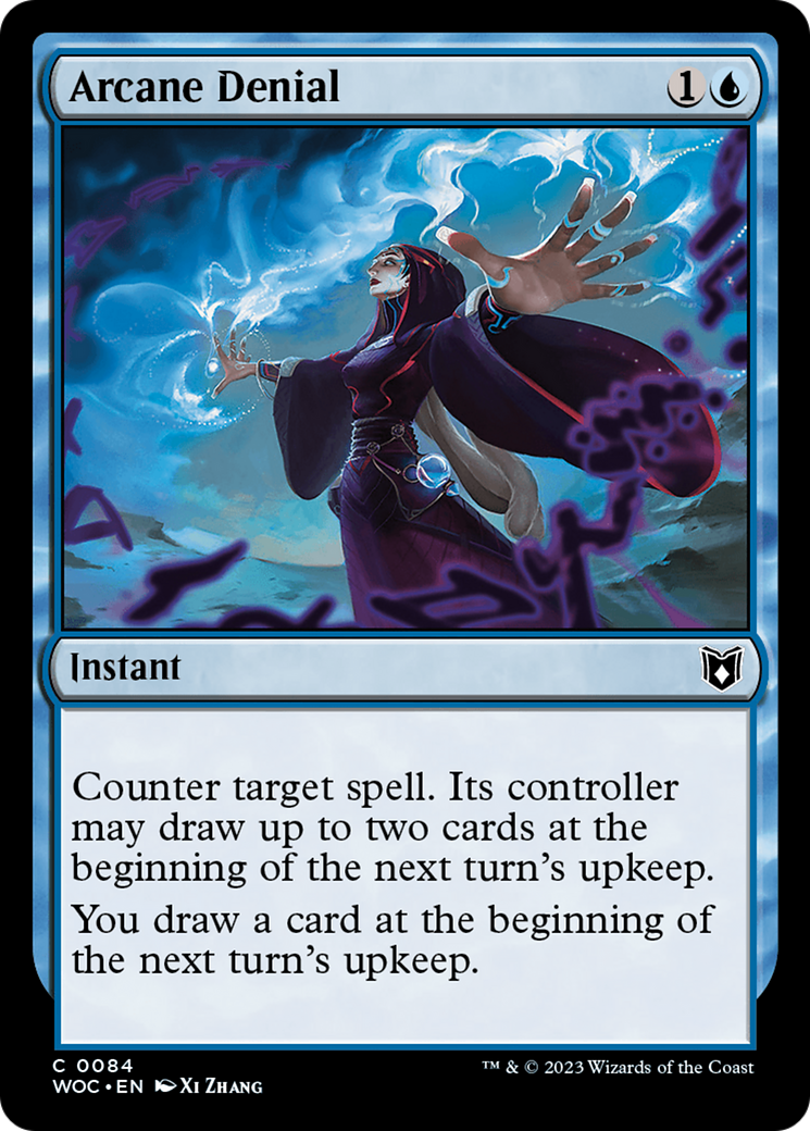 Arcane Denial [Wilds of Eldraine Commander] | Silver Goblin