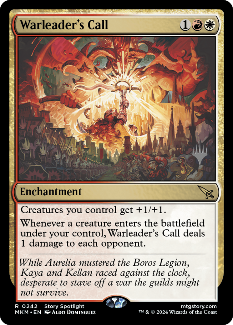 Warleader's Call (Promo Pack) [Murders at Karlov Manor Promos] Foil