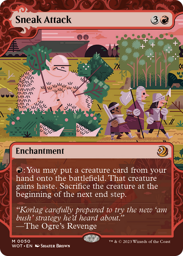 Sneak Attack [Wilds of Eldraine: Enchanting Tales] Foil