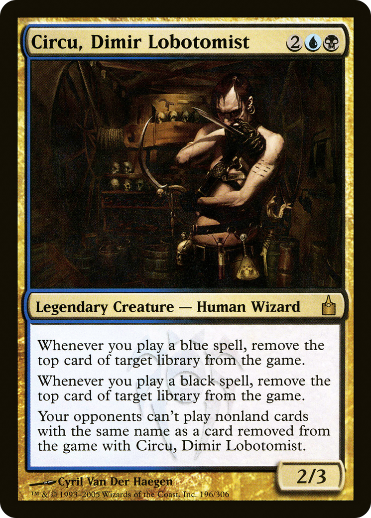 Circu, Dimir Lobotomist [Ravnica: City of Guilds] | Silver Goblin