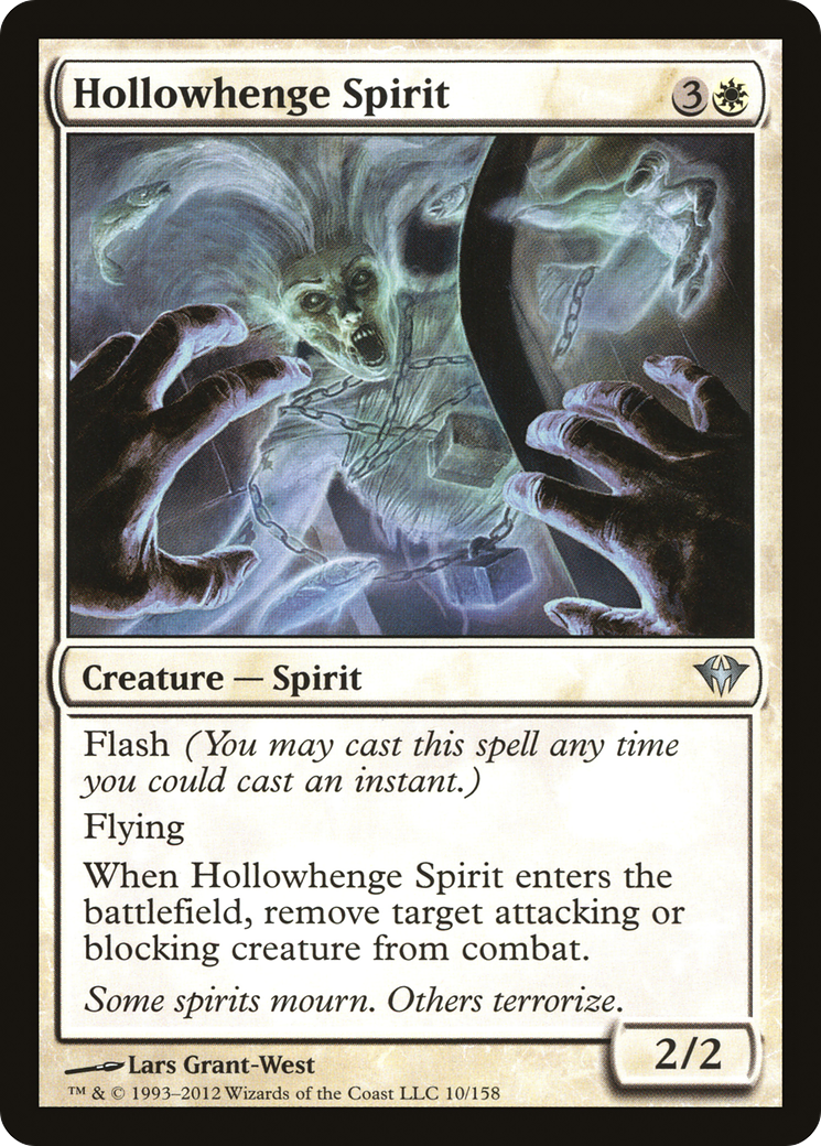 Hollowhenge Spirit [Dark Ascension] | Silver Goblin