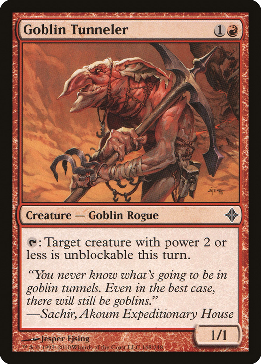 Goblin Tunneler [Rise of the Eldrazi] Foil