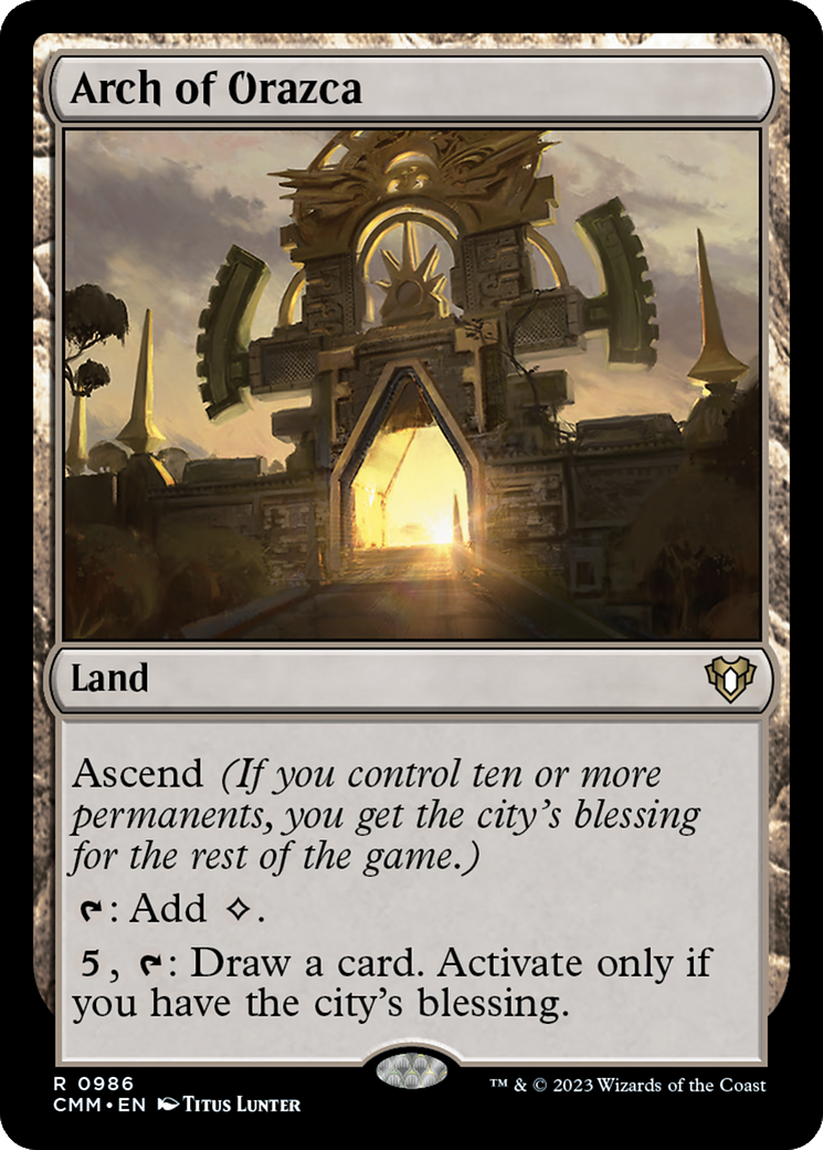 Arch of Orazca [Commander Masters] | Silver Goblin