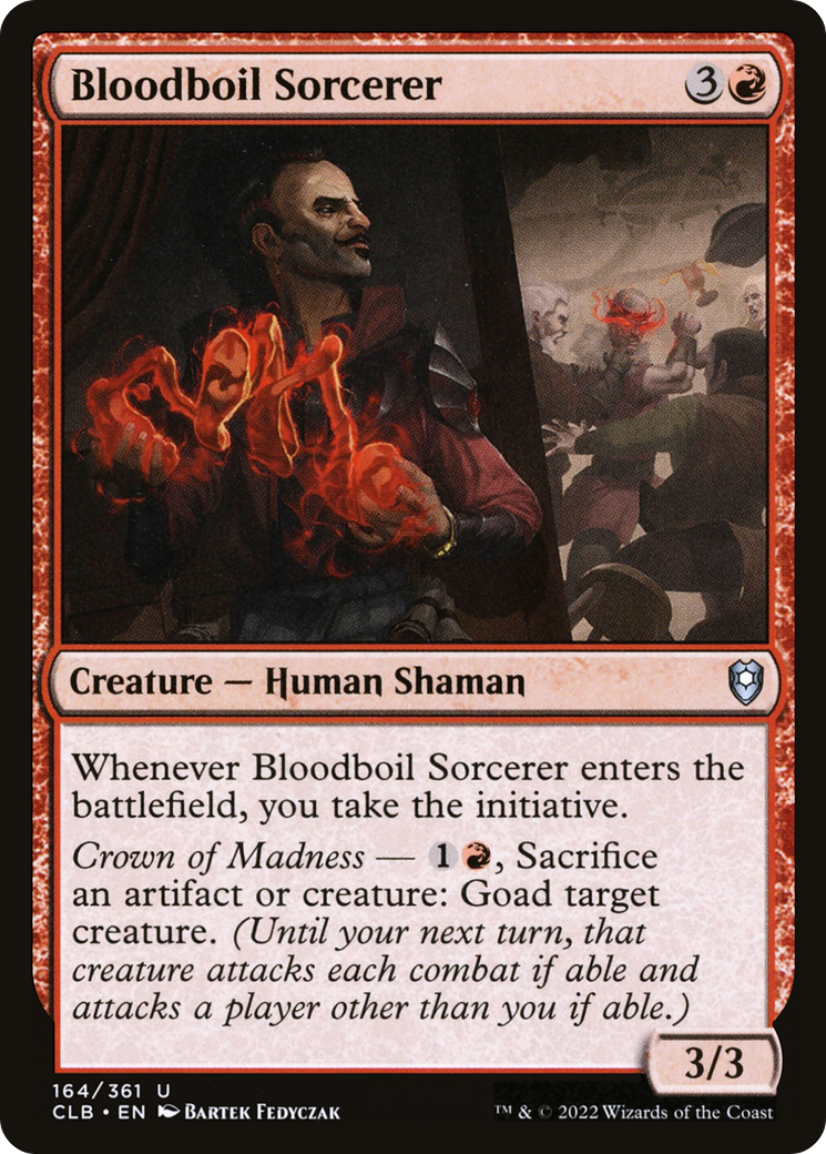 Bloodboil Sorcerer [Commander Legends: Battle for Baldur's Gate] | Silver Goblin